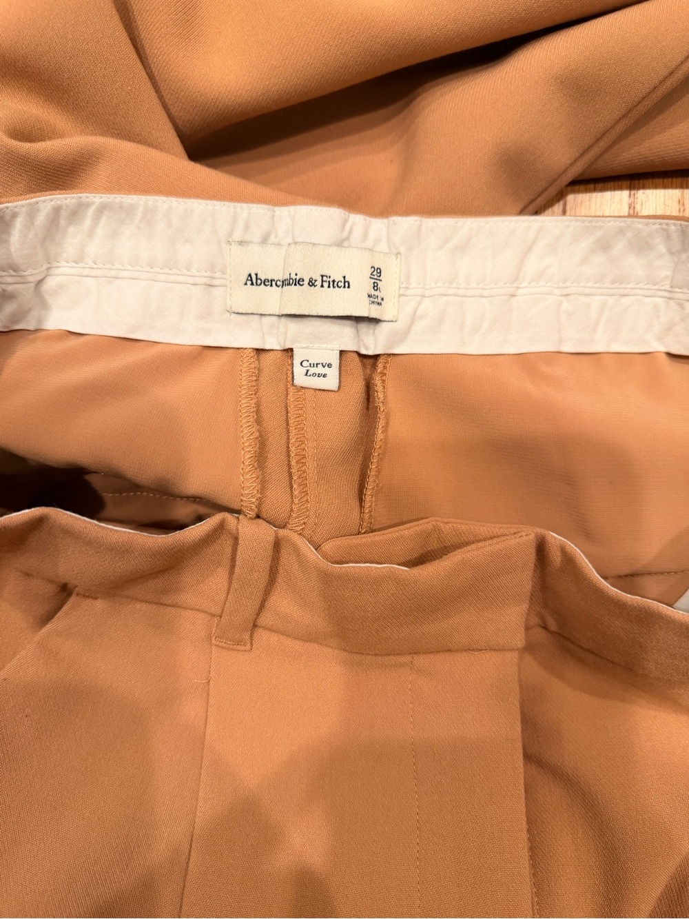 Curve Love A&F Sloane Tailored Wide Leg Pant - Picture 6 of 6